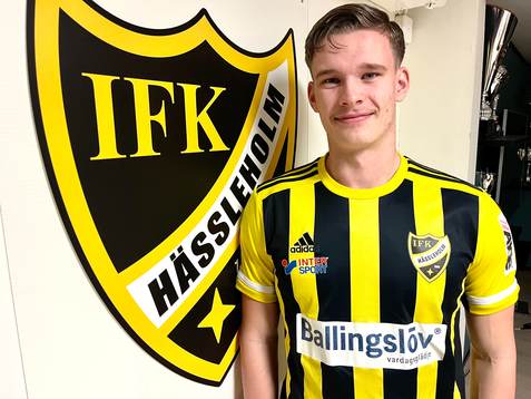 IFK Hässleholms nyförvärvAxel Henriksson i Hässleholm 1