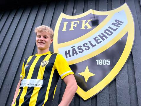 IFK Hässleholms nyförvärv Elmar Lindqvist  i Hässleholm