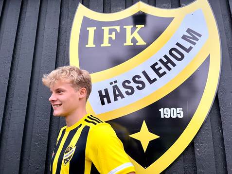 IFK Hässleholms nyförvärv Elmar Lindqvist  i Hässleholm