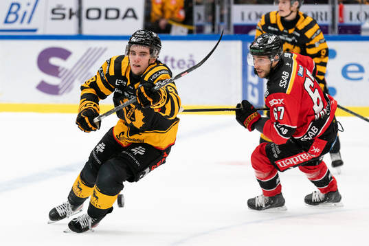 Skellefteås Elias Stenman och Luleås Konstantin Komarek