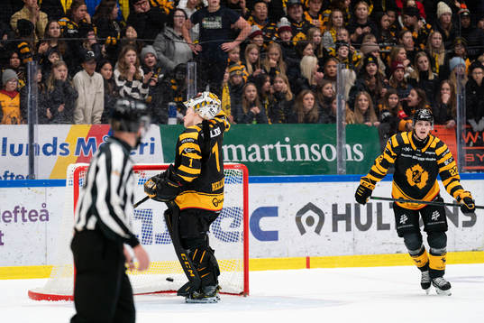 Skellefteås målvakt Alexander Hellnemo och Jonathan