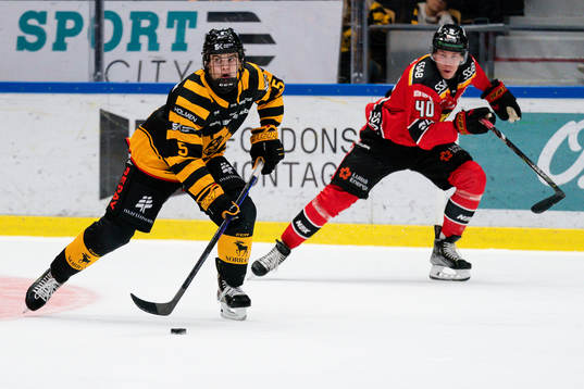 Skellefteås Axel Sandin-Pellikka och Luleås Tomi Sallinen