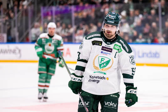 Färjestads Linus Johansson deppar