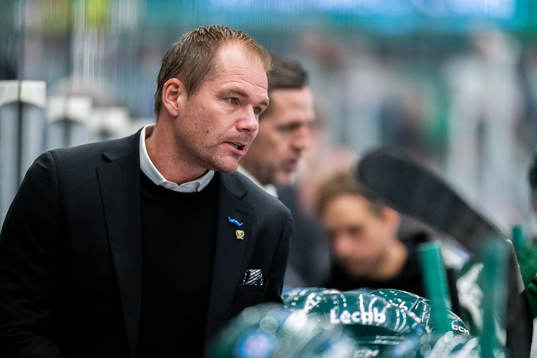 Färjestads tränare Tomas Mitell
