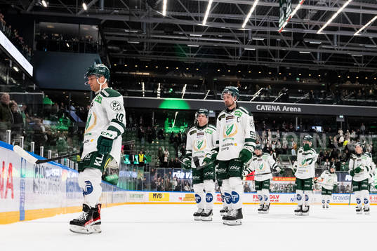 Färjestads Marcus Nilsson och Linus Johansson deppar