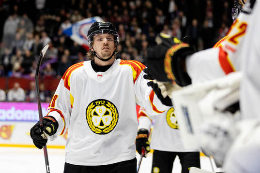 Brynäs Johannes Kinnvall jublar
