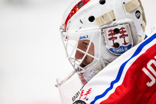 Timrås målvakt Jacob Johansson