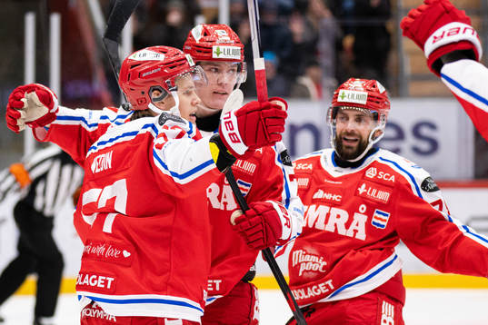 Timrås Anton Wedin jublar