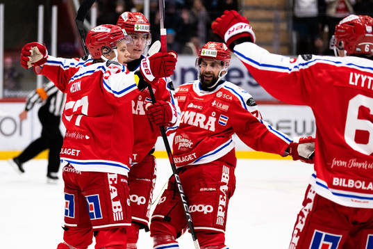 Timrås Anton Wedin jublar