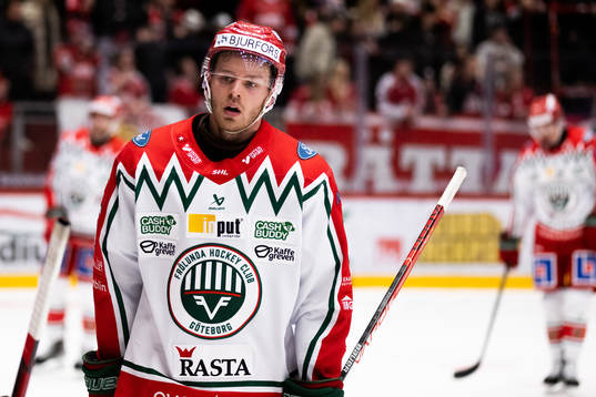 Frölundas Filip Johansson deppar