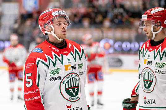 Frölundas Filip Johansson deppar