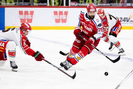 Frölundas Filip Hasa och Timrås Robin Hanzl