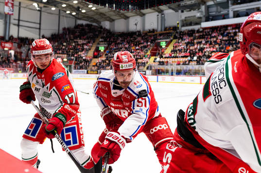 Timrås Anton Lander och Frölundas Isac Born
