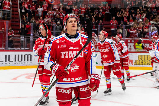 Timrås Anton Wedin jublar