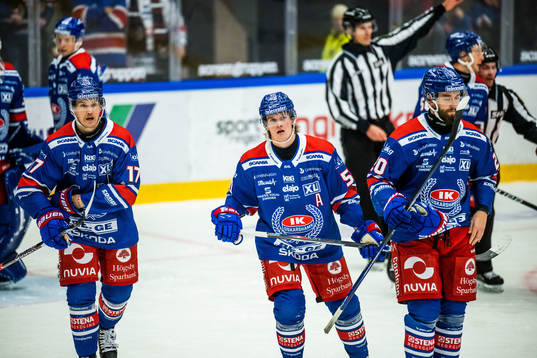 Oskarshamns Jonas Engström, Juuso Riikola och Hynek