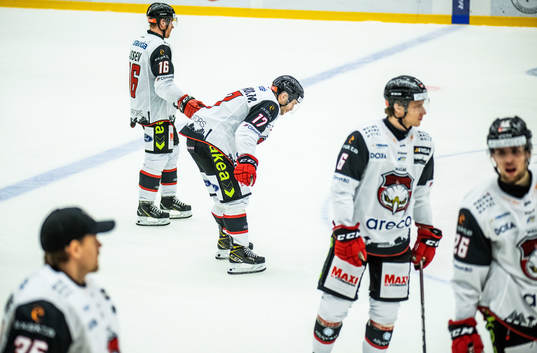 Malmö Redhawks spelare deppar