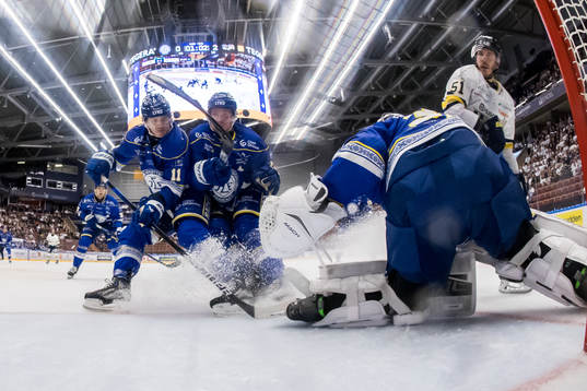Leksands Martin Karlsson och Leksands Tobias Ekberg och