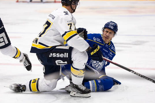 HV71s Herman Hansson och Leksands Jon Knuts