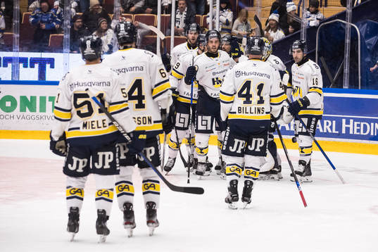 HV71s spelare jublar