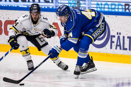 HV71s Emil Andrae och Leksands Carter Ashton