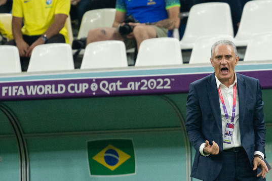 Head coach Tite of Brazil