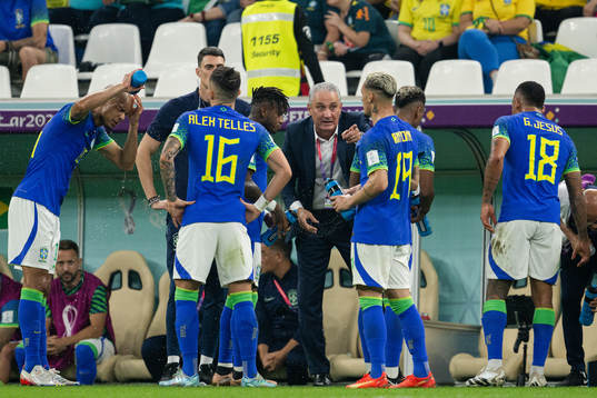 H ead coach Tite of Brazil