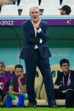 Head coach Tite of Brazil