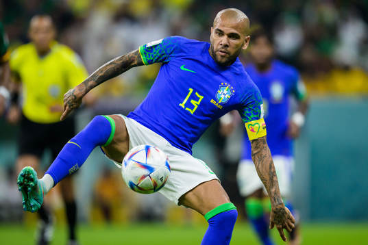 Dani Alves of Brazil