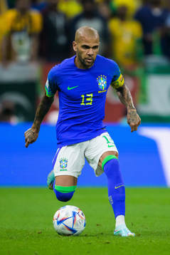 Dani Alves of Brazil