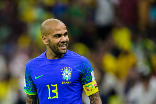 Dani Alves of Brazil