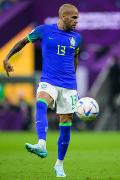Dani Alves of Brazil