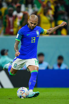 Dani Alves of Brazil