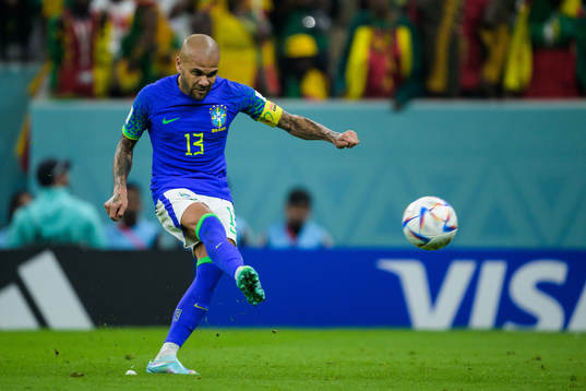 Dani Alves of Brazil