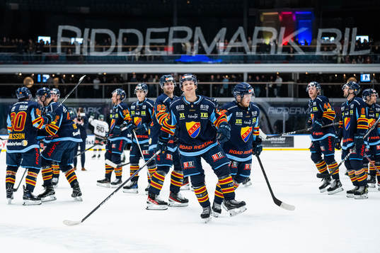 Djurgårdens spelare jublar