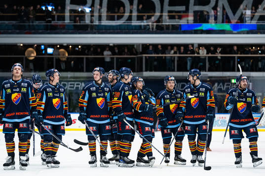 Djurgårdens spelare jublar