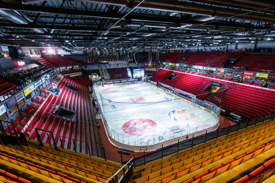 Vy över Monitor ERP Arena