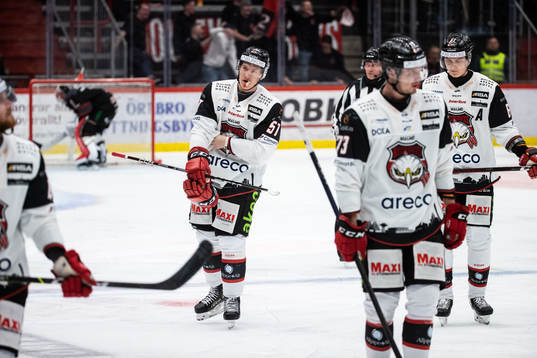 Malmö Redhawks Emil Sylvegård deppar
