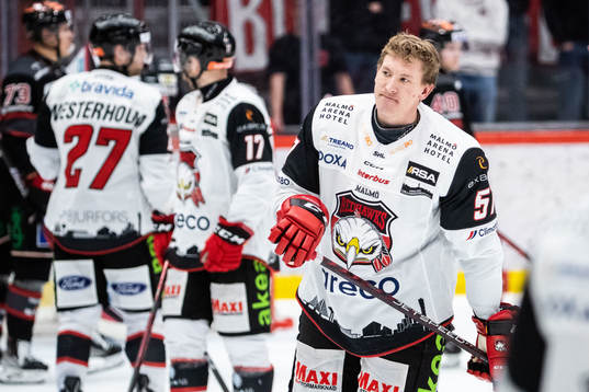 Malmö Redhawks Emil Sylvegård deppar