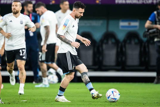Lionel Messi of Argentina