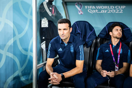 Head coach Lionel Scaloni of Argentina