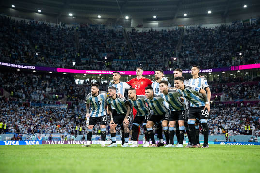The starting eleven of Argentina
