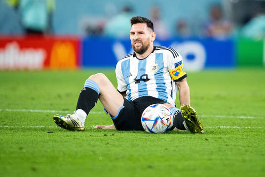 Lionel Messi of Argentina