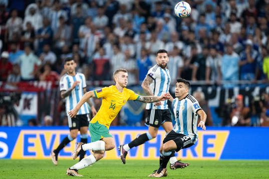 Riley McGree of Australia and Marcos Acuna of Argentina