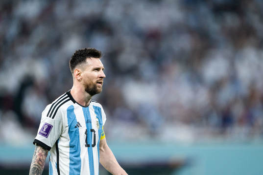 Lionel Messi of Argentina