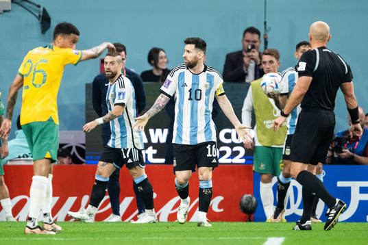 Lionel Messi of Argentina
