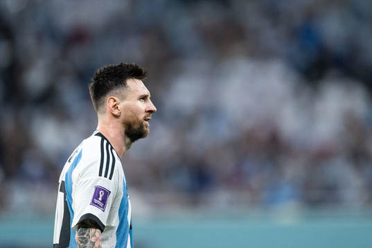 Lionel Messi of Argentina
