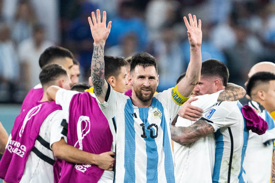 Lionel Messi of Argentina