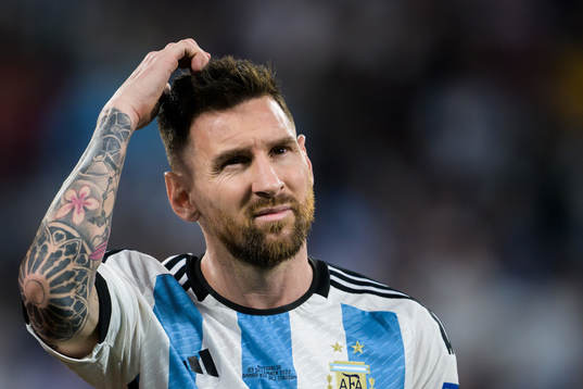 Lionel Messi of Argentina