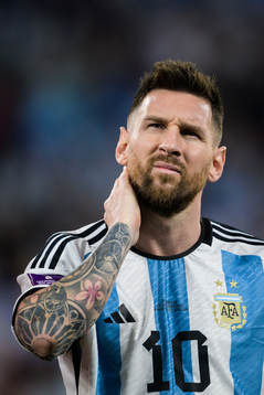 Lionel Messi of Argentina
