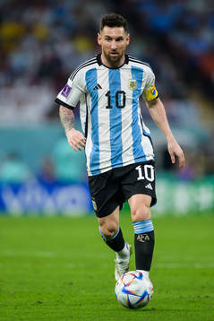 Lionel Messi of Argentina